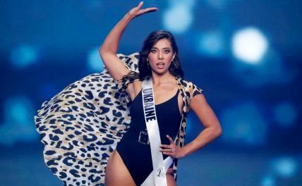 На фото: Анна Неплях из Украины во время участия в конкурсе «Мисс Вселенная» в Эйлате, Израиль, 10 декабря 2021 года.