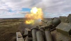 «Абрамсы» и «Леопарды» в Донбассе: Т-72 сожжет украино-немецко- американский танк. Экипажи у нас опытнее
