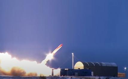 На фото: во время старта крылатой ракеты с ядерной энергетической установкой "Буревестник", 2018 год