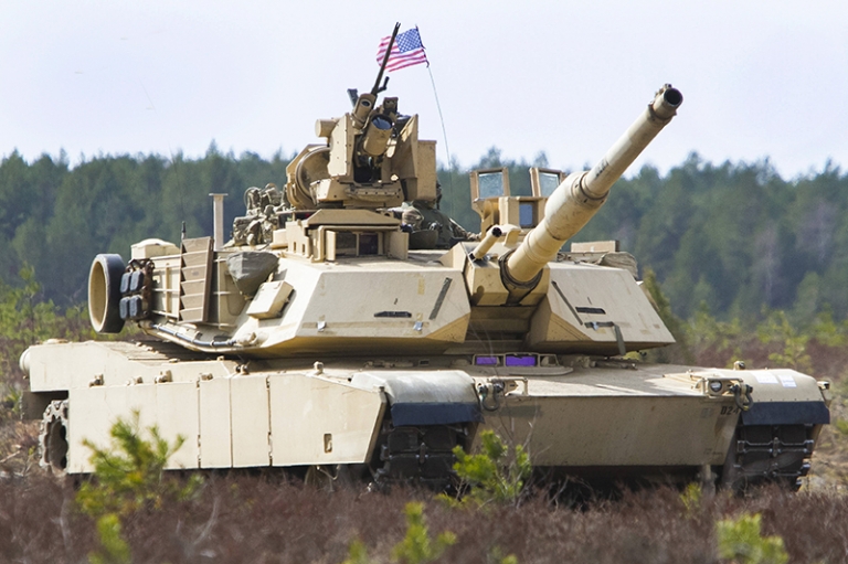 На фото: танк M1 Abrams