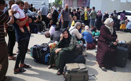 Египет пригрозил Западу отправить миллион беженцев из Газы в страны Евросоюза