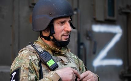 На фото: командир спецназа «Ахмат», герой России Апты Алаудинов
