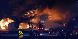 Авиакатастрофа в аэропорту в Токио: Столкновение самолетов, что говорят очевидцы, кадры из охваченного огнем салона