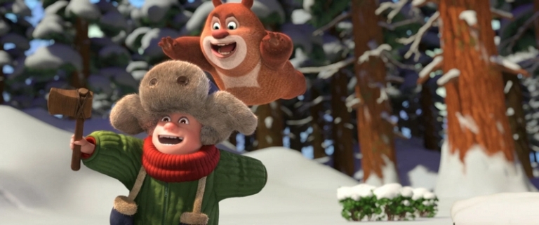 На фото: кадр из мультфильма "Медведи Буни: Таинственная зима" (Boonie Bears: Mystical Winter)