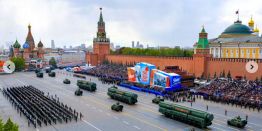 Парад, посвященный 9 мая, в Москве и городах России