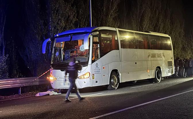 Водитель автобуса погиб от рук спортивных фанатов Водитель автобуса погиб от рук спортивных фанатов