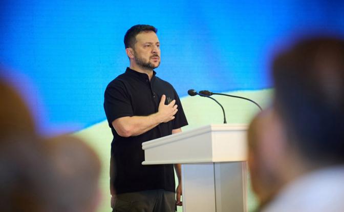 На фото: президент Украины Владимир Зеленский