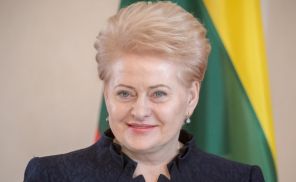 На фото: президент Литовской Республики Даля Грибаускайте