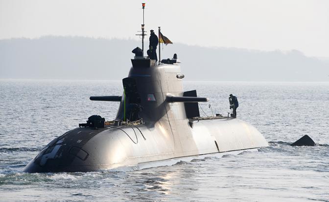 На фото: подводная лодка Германии U36
