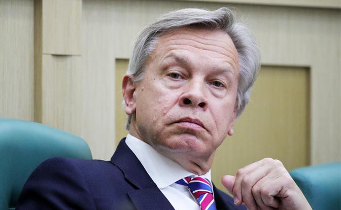 На фото: российский сенатор Алексей Пушков