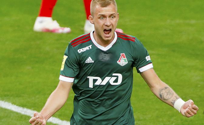 На фото: футболист Дмитрий Баринов