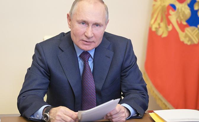 На фото: президент РФ Владимир Путин