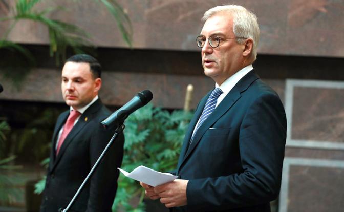 На фото: заместитель министра иностранных дел РФ Александр Грушко