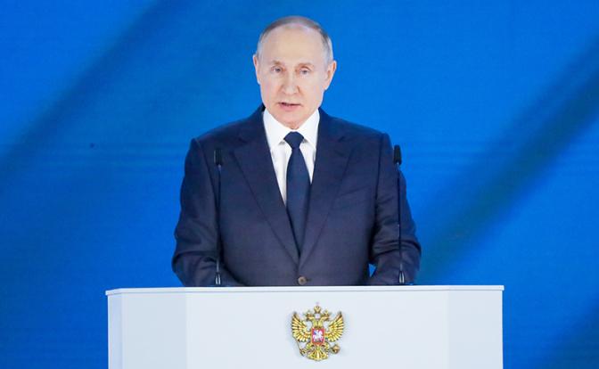 На фото: президент РФ Владимир Путин