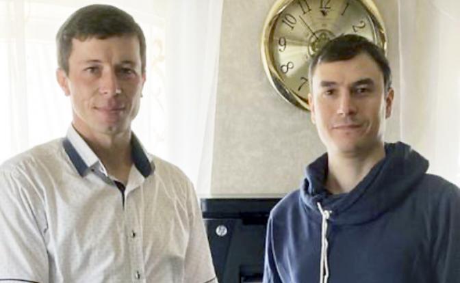 На фото(слева направо): Сергей Красиков и Сергей Шаргунов
