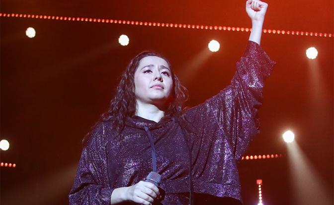 На фото: певица Manizha (Манижа Сангин)