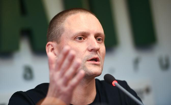 На фото: координатор «Левого фронта» Сергей Удальцов