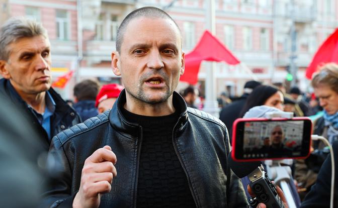 На фото: координатор «Левого фронта» Сергей Удальцов