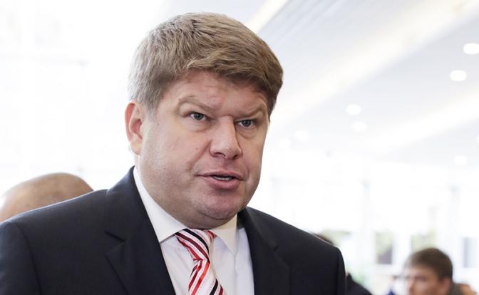 На фото: телеведущий, спортивный комментатор Дмитрий Губерниев