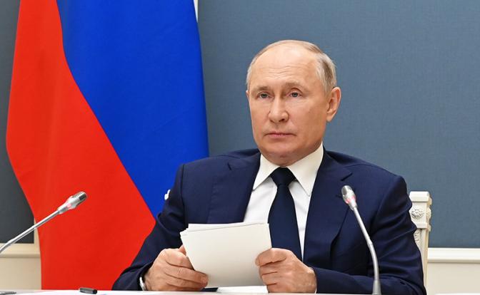 На фото: президент РФ Владимир Путин