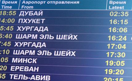 Путин отменил свой указ о запрете чартерных рейсов на курорты Египта