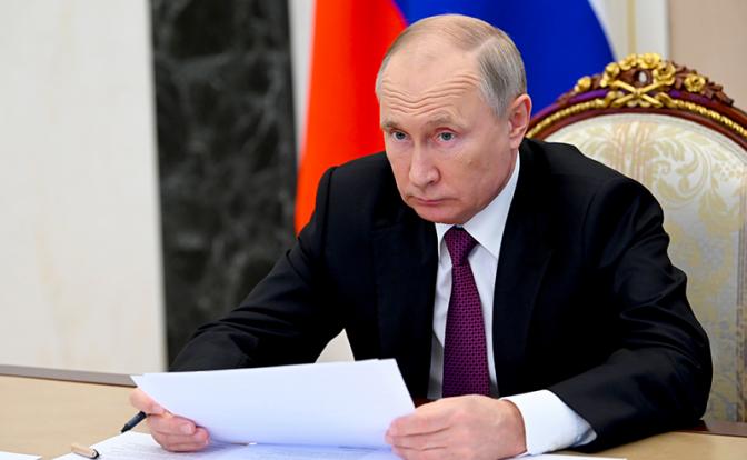 На фото: президент России Владимир Путин