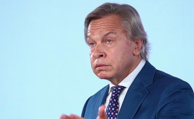 На фото: председатель Комиссии Совета Федерации по информационной политике Алексей Пушков