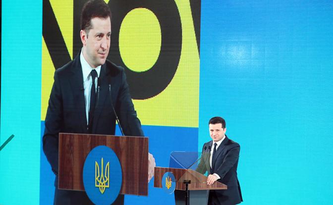 На фото: президент Украины Владимир Зеленский