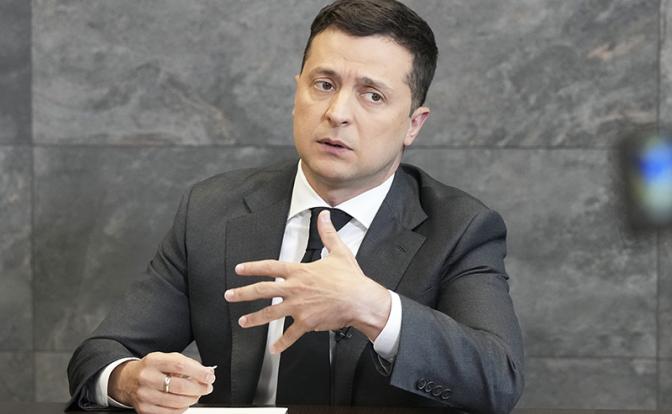 На фото: президент Украины Владимир Зеленский