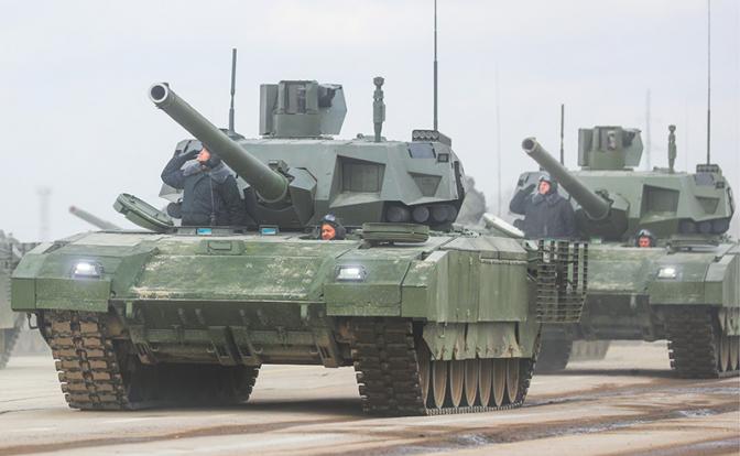 На фото: танки Т-14 "Армата"