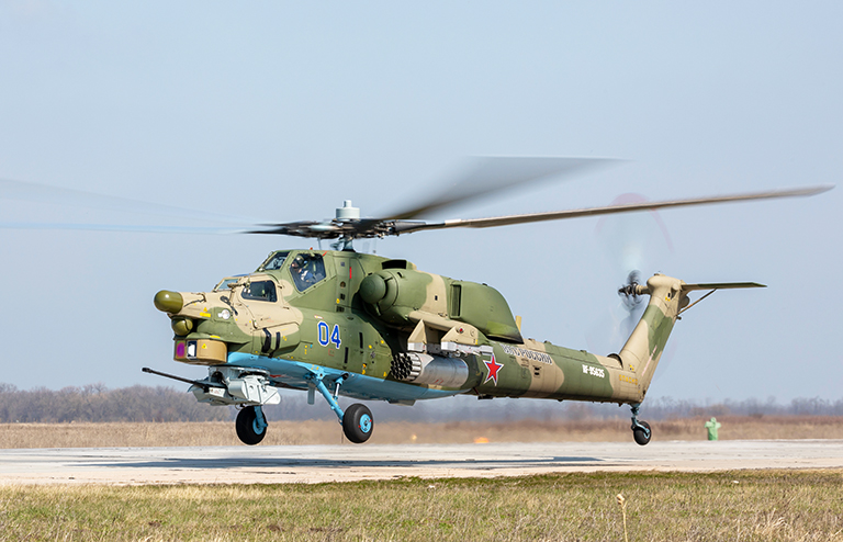  На фото: ударный вертолет Ми-28Н "Ночной охотник" 