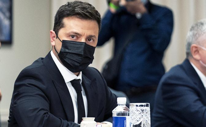 На фото: президент Украины Владимир Зеленский