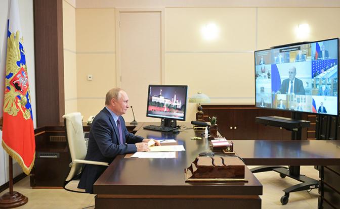 На фото: президент РФ Владимир Путин