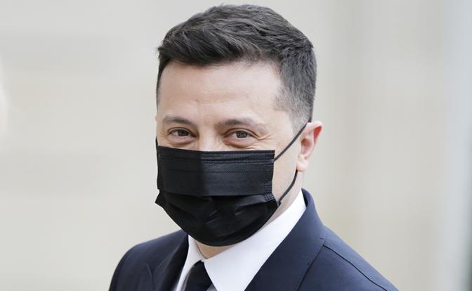На фото: президент Украины Владимир Зеленский
