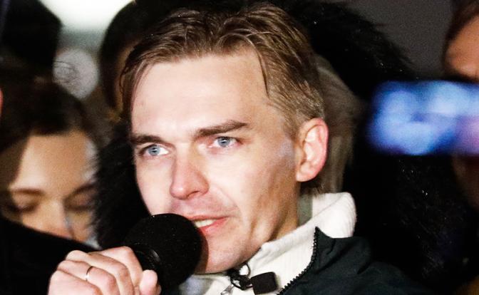 На фото: член Центрального совета профсоюза «Университетская солидарность» Михаил Лобанов