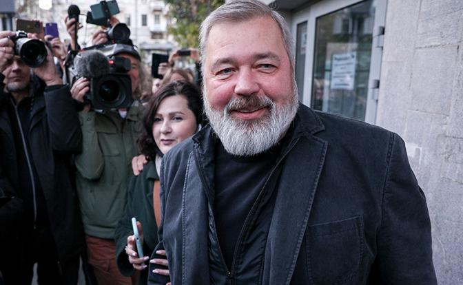 На фото: главный редактор "Новой газеты" Дмитрий Муратов