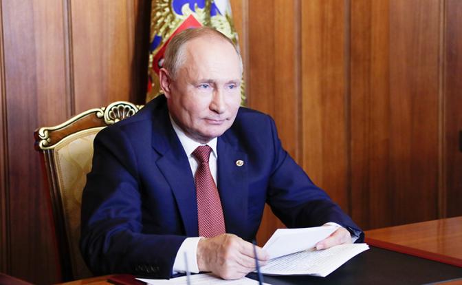 На фото: президент России Владимир Путин