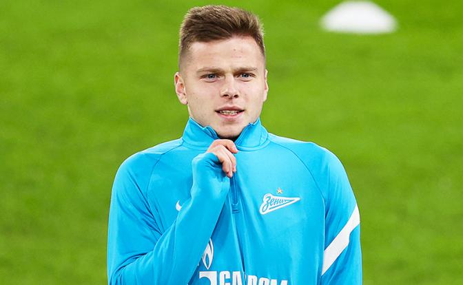 На фото: игрок "Зенита" Данил Круговой