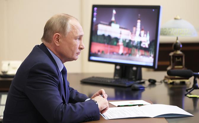 На фото: президент РФ Владимир Путин
