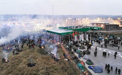 На польско-белорусской границе начались столкновения