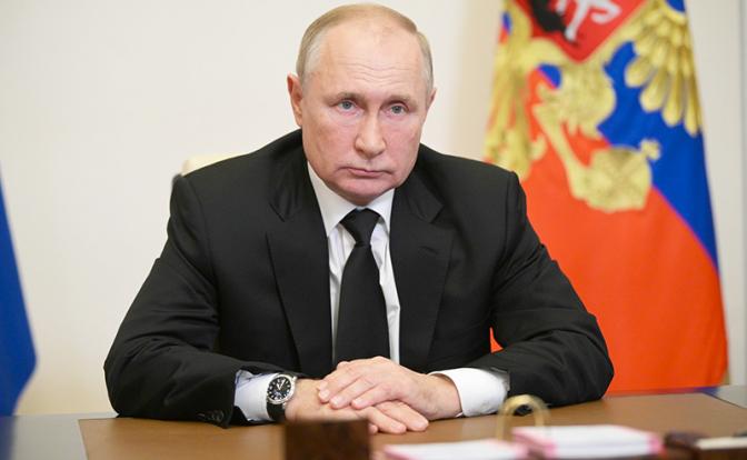 На фото: президент России Владимир Путин