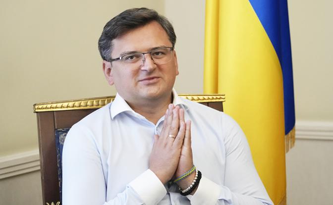 На фото: министр иностранных дел Украины Дмитрий Кулеба.