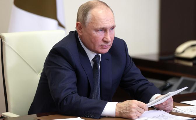 На фото: президент России Владимир Путин