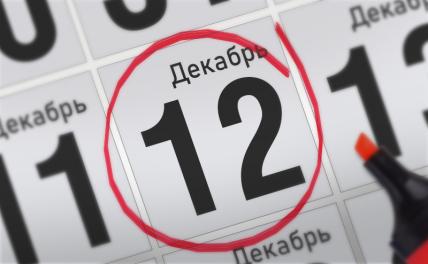 Главные события 12 декабря 2021 года