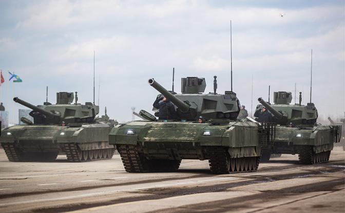 На фото: танки Т-14 "Армата"