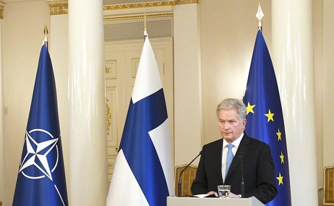 На фото: президент Финляндии Саули Ниинисте