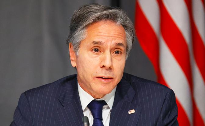 На фото: государственный секретарь США Энтони Блинкен