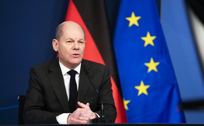 На фото: канцлер Германии Олаф Шольц