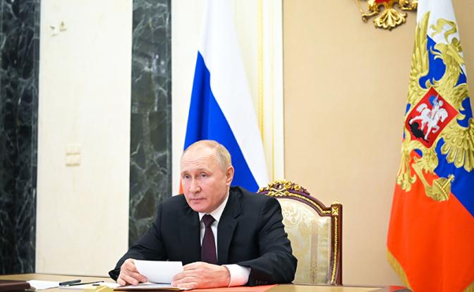 На фото: президент РФ Владимир Путин.