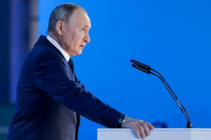 На фото: президент России Владимир Путин